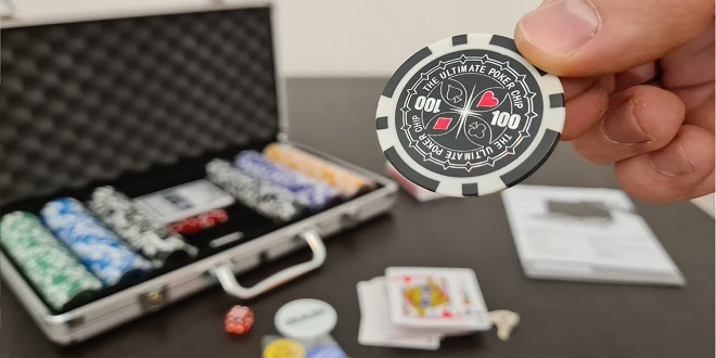 Unboxing A New Poker Set From An Online Store